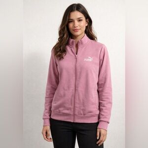 Puma Rose Pink Zip-Up Track Jacket